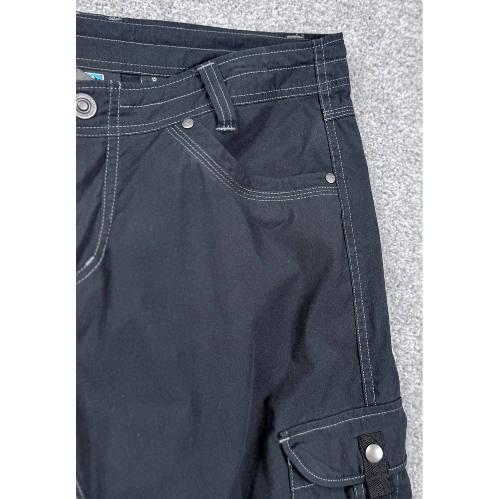 Kuhl Splash Roll Up Cargo Hiking Pants Womens 12 Regular Black Outdoor - Picture 7 of 12